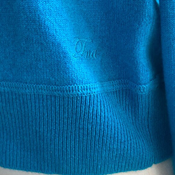 NWT ★: ARITZIA/TNA "Keely" Cashmere Sweater, Blue, S - Picture 9 of 13